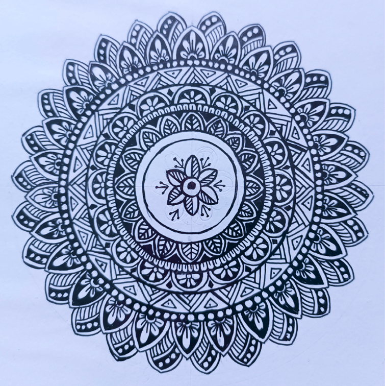 Mandala Art by R. Harsha Vardhani